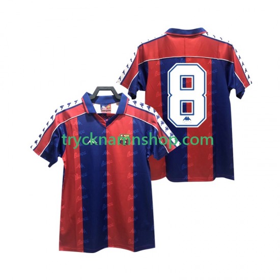 FC Barcelona 8 1992 1995 Tröja Retro 1:a Matchställ Män Kortärmad