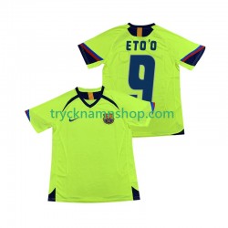 FC Barcelona ETOO 9 2005 2006 Tröja Retro 2:a Matchställ Män Kortärmad