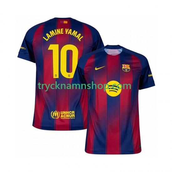 FC Barcelona Lamine Yamal 10 2025-2026 Tröja 1:a Matchställ Män Kortärmad