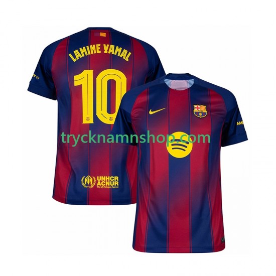 FC Barcelona Lamine Yamal 10 Champions League 2025-2026 Tröja 1:a Matchställ Män Kortärmad