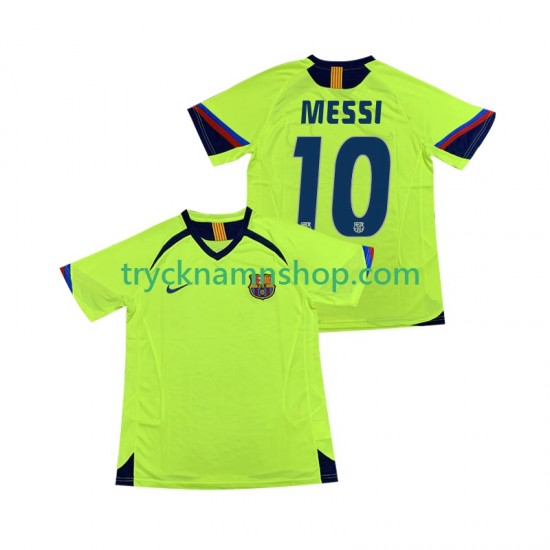 FC Barcelona Lionel Messi 10 2005 2006 Tröja Retro 2:a Matchställ Män Kortärmad