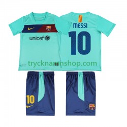 FC Barcelona Lionel Messi 10 2010 2011 Tröja Retro 2:a Matchställ Barn Kortärmad