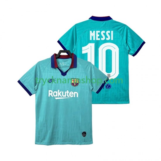 FC Barcelona Lionel Messi 10 2019 2020 Tröja Retro 3:e Matchställ Män Kortärmad