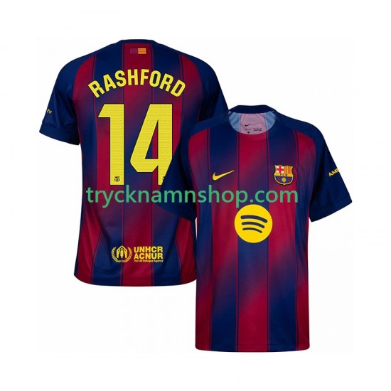 FC Barcelona Marcus Rashford 14 2025-2026 Tröja 1:a Matchställ Män Kortärmad