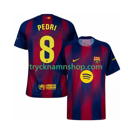 FC Barcelona Pedri 8 2025-2026 Tröja 1:a Matchställ Män Kortärmad