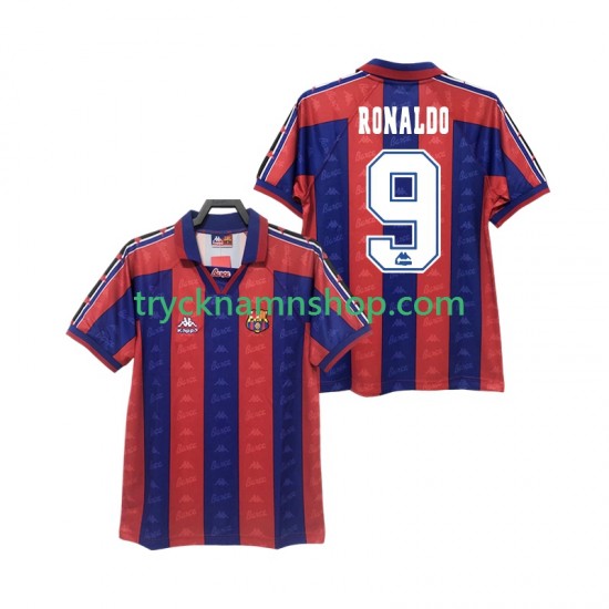 FC Barcelona RONALDO 9 1996 1997 Tröja Retro 1:a Matchställ Män Kortärmad