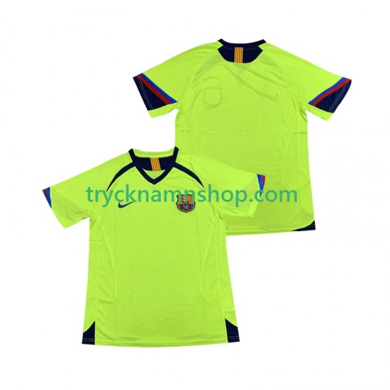 FC Barcelona 2005 2006 Tröja Retro 2:a Matchställ Män Kortärmad