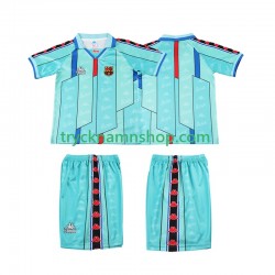 FC Barcelona 1996 1997 Tröja Retro 2:a Matchställ Barn Kortärmad