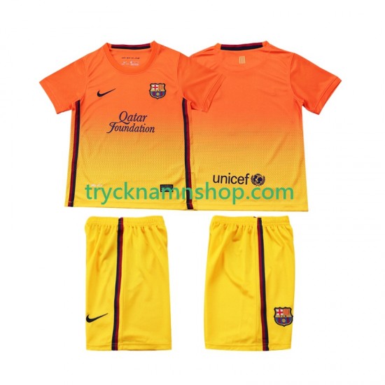 FC Barcelona 2012 2013 Tröja Retro 2:a Matchställ Barn Kortärmad