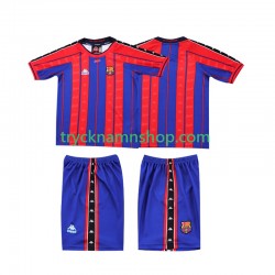 FC Barcelona 1997 1998 Tröja Retro 1:a Matchställ Barn Kortärmad