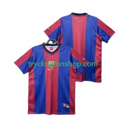 FC Barcelona 1998 1999 Tröja Retro 1:a Matchställ Män Kortärmad