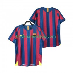 FC Barcelona 2005 2006 Tröja Retro 1:a Matchställ Män Kortärmad