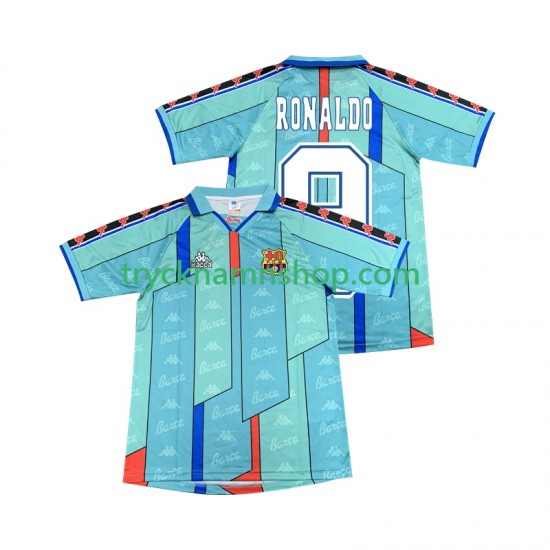 FC Barcelona Ronaldo 9 1996 1997 Tröja Retro 2:a Matchställ Män Kortärmad