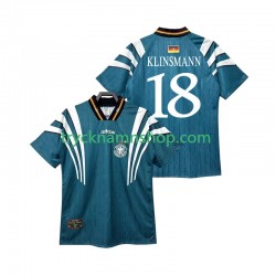 Tyskland KLINSMANN 18 1996 Tröja Retro 2:a Matchställ Män Kortärmad