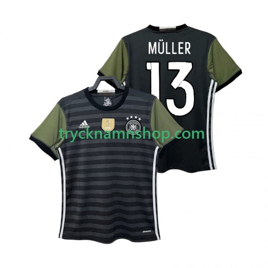 Tyskland MULLER 13 2016 Tröja Retro 2:a Matchställ Män Kortärmad