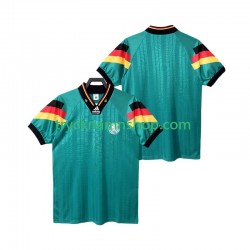 Tyskland 1992 Tröja Retro 2:a Matchställ Män Kortärmad