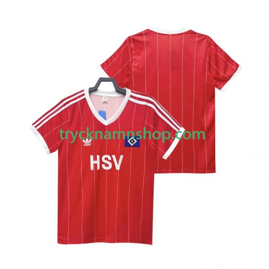 Hamburger SV 1983 1984 Tröja Retro 2:a Matchställ Män Kortärmad