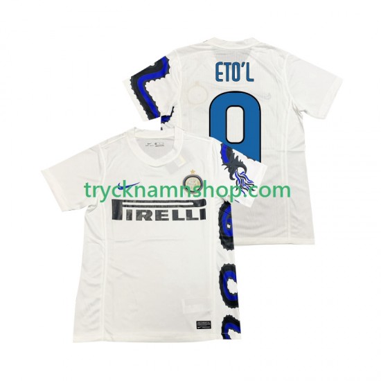 Inter Milan ETOL 9 2010 2011 Tröja Retro 2:a Matchställ Män Kortärmad