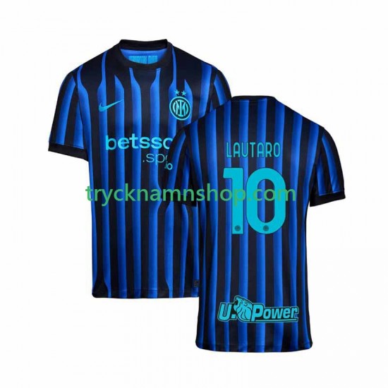 Inter Milan Lautaro Martinez 10 2025-2026 Tröja 1:a Matchställ Män Kortärmad