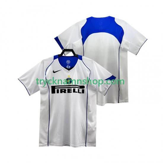 Inter Milan 2004 2005 Tröja Retro 2:a Matchställ Män Kortärmad