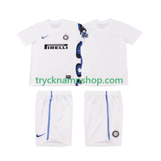 Inter Milan 2010 2011 Tröja Retro 2:a Matchställ Barn Kortärmad