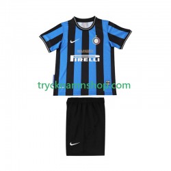 Inter Milan 2009 2010 Tröja Retro 1:a Matchställ Barn Kortärmad