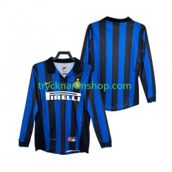 Inter Milan 1998 1999 Tröja Retro 1:a Matchställ Män Långärmad