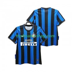 Inter Milan 2009 2010 Tröja Retro 1:a Matchställ Män Kortärmad