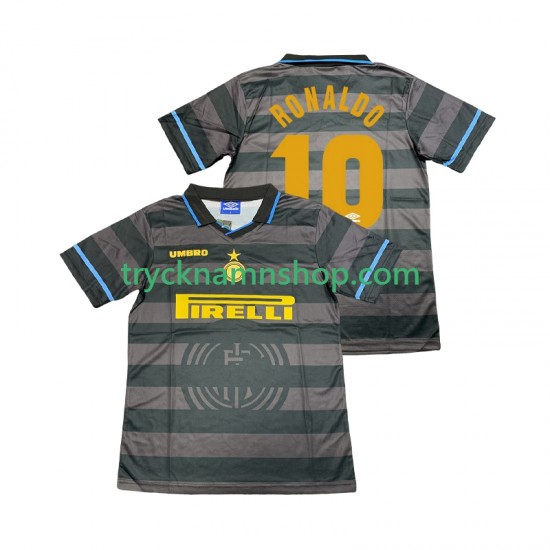 Inter Milan Ronaldo 10 1997 1998 Tröja Retro 3:e Matchställ Män Kortärmad