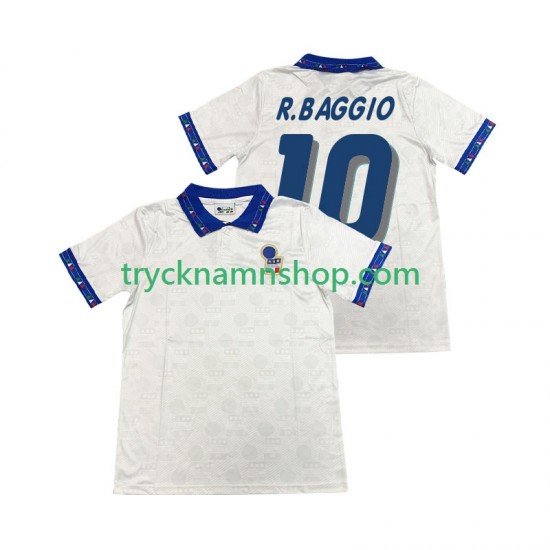 Italien Roberto Baggio 10 1994 Tröja Retro 2:a Matchställ Män Kortärmad