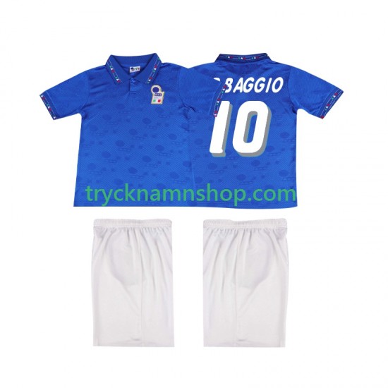 Italien Roberto Baggio 10 1994 Tröja Retro 1:a Matchställ Barn Kortärmad