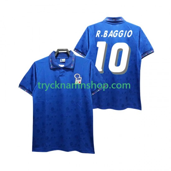 Italien Roberto Baggio 10 1994 Tröja Retro 1:a Matchställ Män Kortärmad