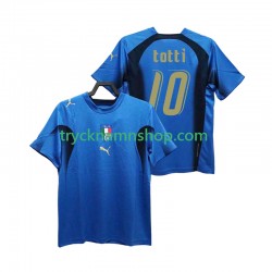 Italien Totti 20 2006 Tröja Retro 1:a Matchställ Män Kortärmad
