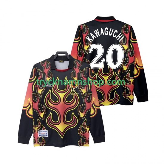 Japan Målvakt KAWAGUGHI 20 1998 Tröja Retro 1:a Matchställ Män Långärmad