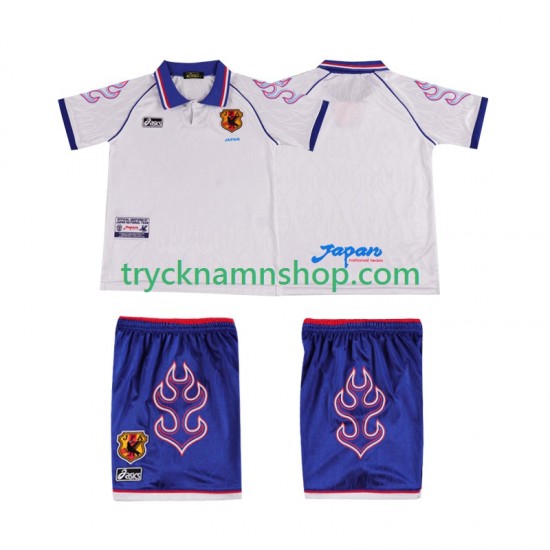 Japan 1998 Tröja Retro 2:a Matchställ Barn Kortärmad