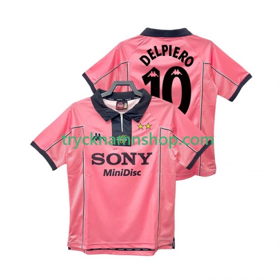 Juventus DEL PIER0 10 1997 1998 Tröja Retro 2:a Matchställ Män Kortärmad