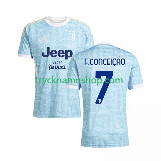 Juventus Francisco Conceicao 7 2025-2026 Tröja 2:a Matchställ Män Kortärmad