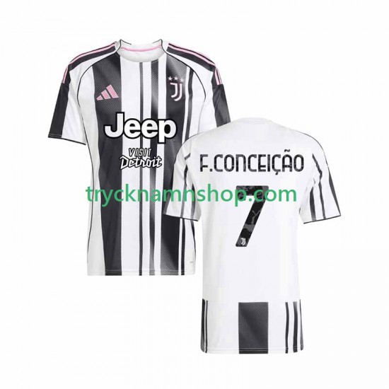 Juventus Francisco Conceicao 7 2025-2026 Tröja 1:a Matchställ Män Kortärmad