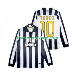 Juventus TEVEZ 10 2014 2015 Tröja Retro 1:a Matchställ Män Långärmad