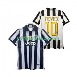 Juventus TEVEZ 10 2014 2015 Tröja Retro 1:a Matchställ Män Kortärmad