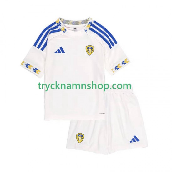 Leeds United 2025-2026 Tröja 1:a Matchställ Barn Kortärmad