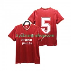 Liverpool 5 1985 1986 Tröja Retro 1:a Matchställ Män Kortärmad