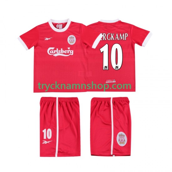 Liverpool BERGKAMP 10 LWP 1997 1998 Tröja Retro 1:a Matchställ Barn Kortärmad