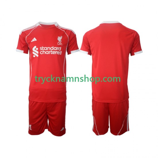 Liverpool 2025-2026 Tröja 1:a Matchställ Barn Kortärmad