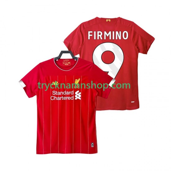 Liverpool FIRMINO 9 2019 2020 Tröja Retro 1:a Matchställ Män Kortärmad