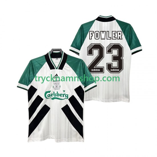 Liverpool FOWLER 23 1993 1995 Tröja Retro 2:a Matchställ Män Kortärmad
