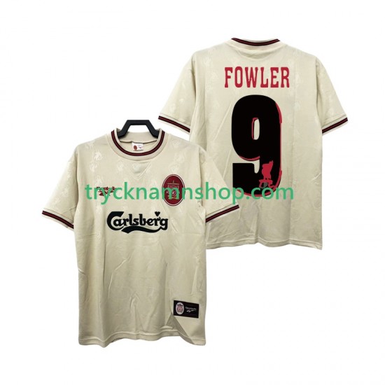 Liverpool FOWLER 9 1996 1997 Tröja Retro 2:a Matchställ Män Kortärmad