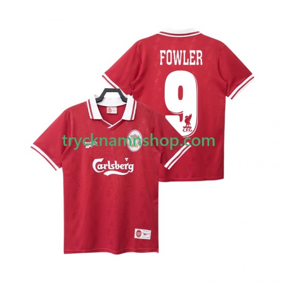 Liverpool FOWLER 9 1996 1998 Tröja Retro 1:a Matchställ Män Kortärmad