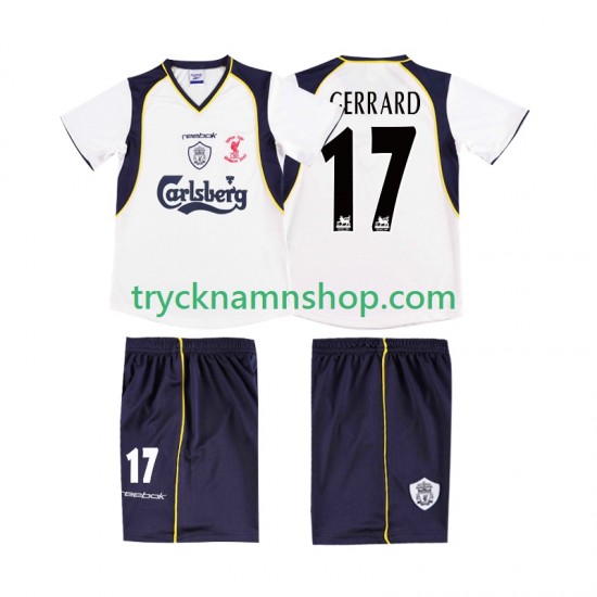 Liverpool GERRARD 17 LWP 2001 2002 Tröja Retro 2:a Matchställ Män Kortärmad
