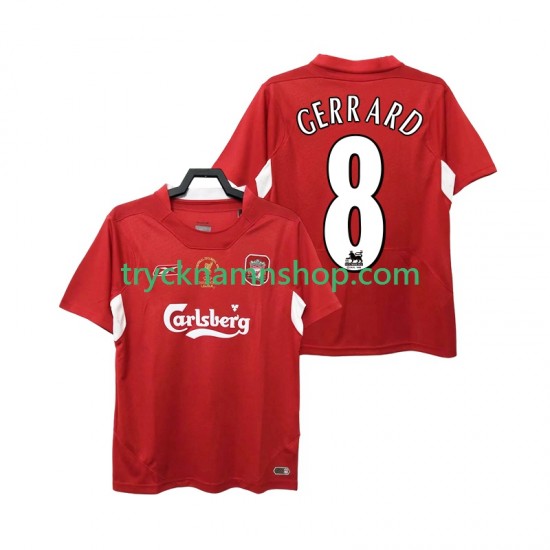 Liverpool GERRARD 8 2004 2005 Tröja Retro 1:a Matchställ Män Kortärmad